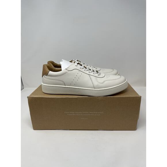 NISOLO Bria Go-To Court Sneaker Men's Size 8.5 White Retail $169.00 - Picture 6 of 9